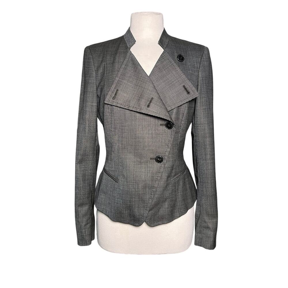 NWT MAX MARA Made in Italy Women’s Belted Convertible Brown Blazer - Picture 5 of 7